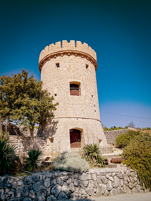 Historic watchtower on Cres